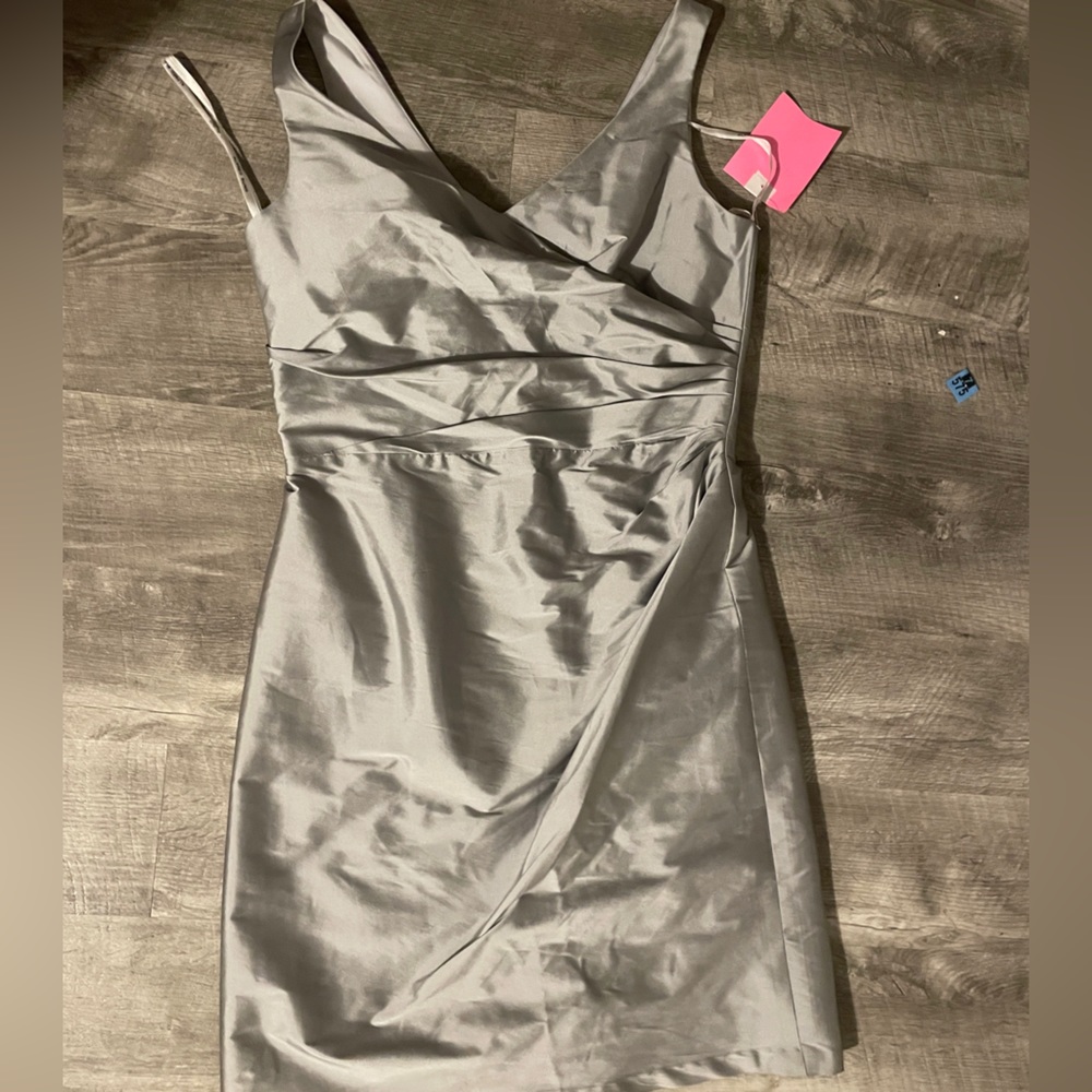 grey/silver dress